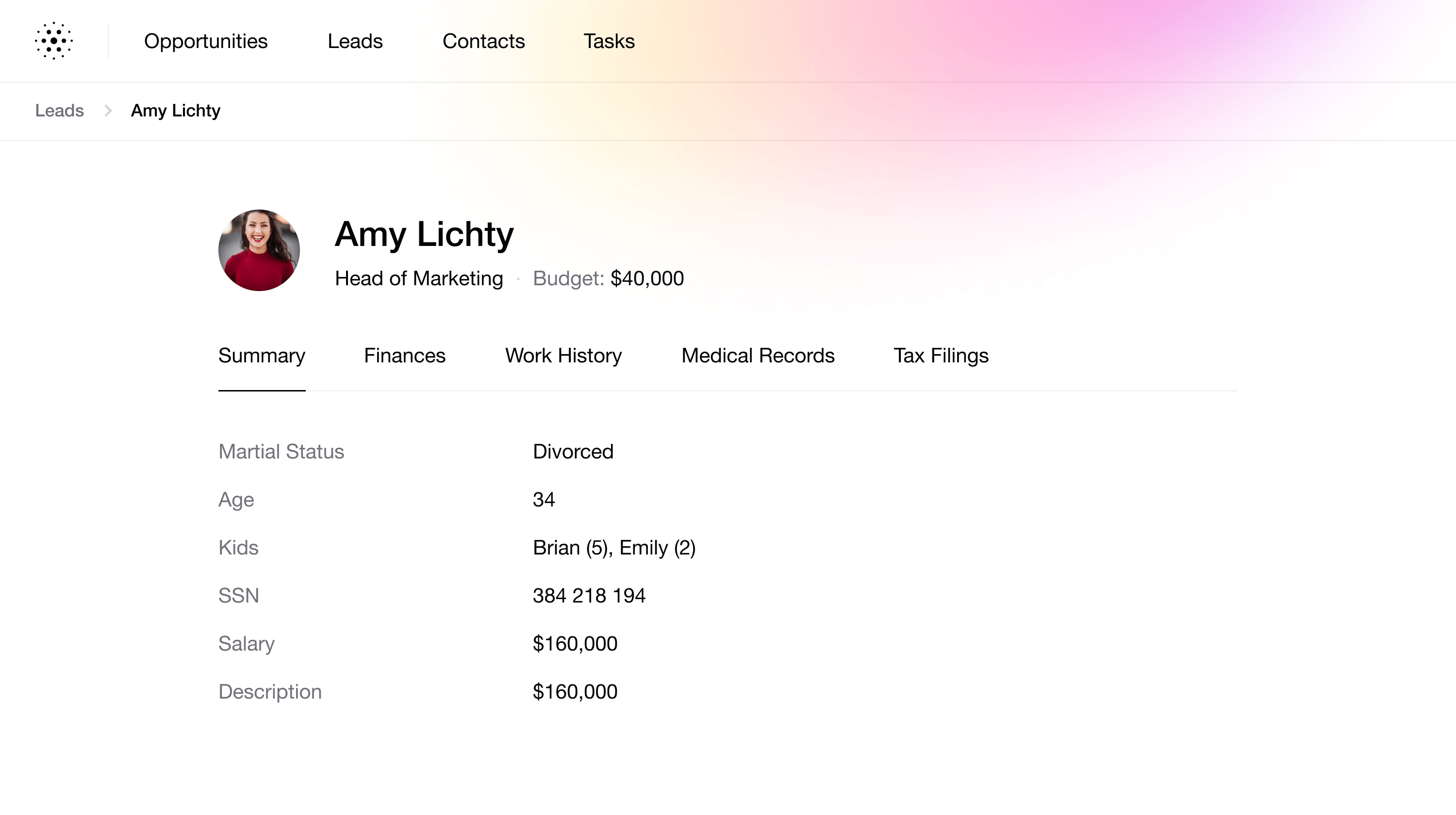 CRM pipeline vendite DealerPRO